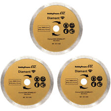 3x Mini Scie Circulaire Manuelle Lames de Meule Diamant 85x10 MM pour Worx Enfer