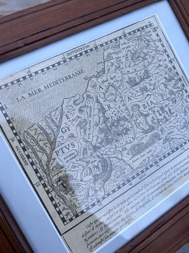 Carte ancienne haute époque - carte,