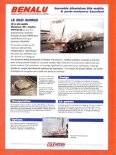 REMORQUES BENALU " LE SILO MOBILE " DOCUMENT