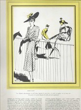 AD PUBLICITE MODE FASHION MAGGY ROUFF ROBERT PIGUET PIERRE MOURGUE