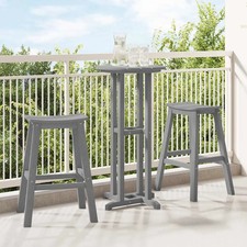 Tabouret de bar 2 pcs HDPE