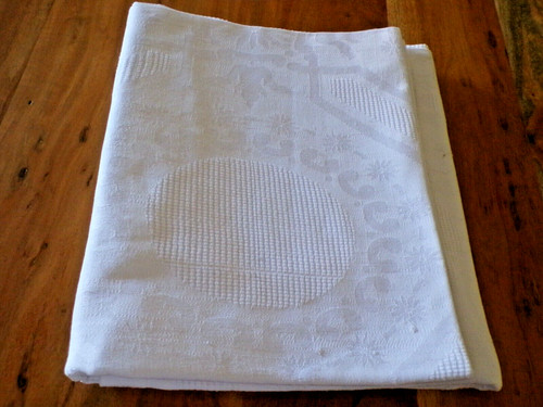 Nappe blanche coton - en,