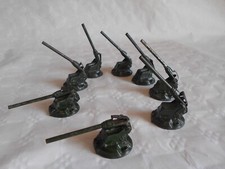 Vintage modèles britanniques avant guerre armée 2 livres AA fusils antiaériens x 8