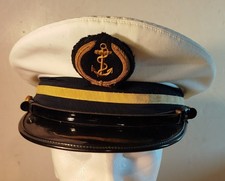 casquette Marine Nationale ancienne uniforme officier French Navy