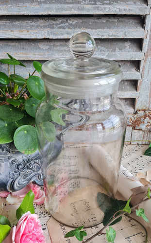 Ancien bocal bonbons - a,