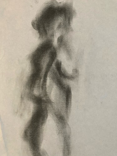Beau dessin fusain sur - dessin,