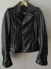 Unique and beautiful Balenciaga Moto leather jacket in like new condition, FR42