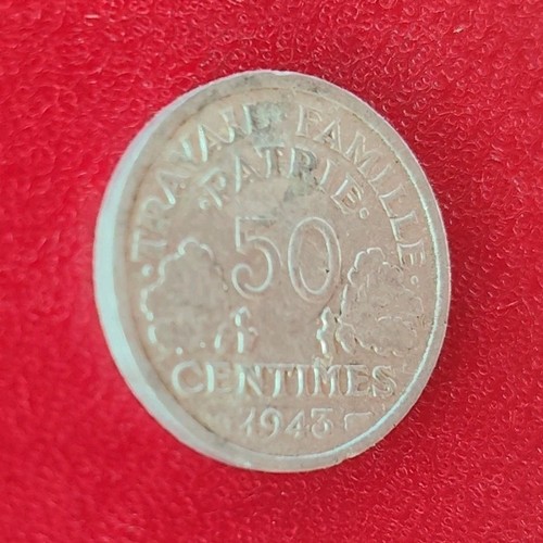 Centimes 1943 lourde - 50,