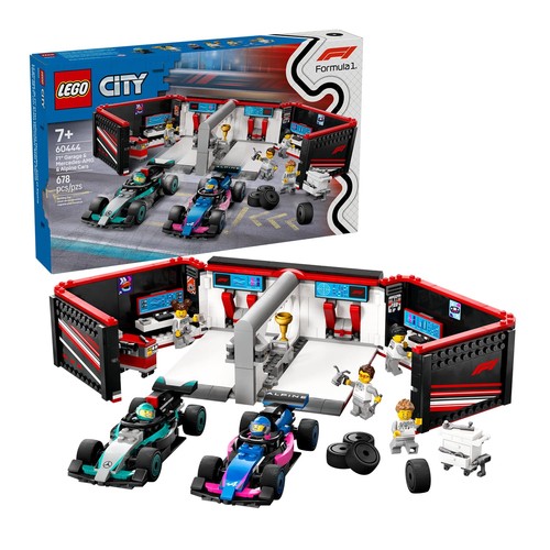 Lego city garage - lego, f1