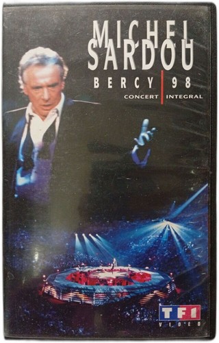 Vhs michel sardou - vhs,