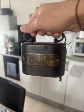 Ancienne Tirelire Coffre Fort Fonte Avec Sa Clé