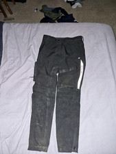 pantalon moto noir avec poche