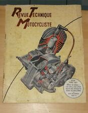 * RTM revue technique motocycliste moto n° 62 avril 53 jawa 250 350 ds malterre