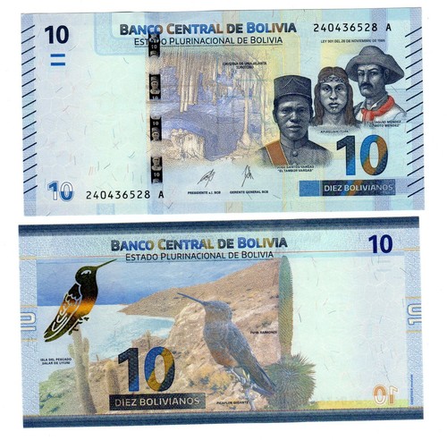 Bolivie bolivia billet - billet, 10