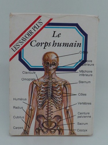Jeu cartes corps humain - le,