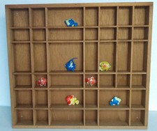 casier bois pour présentation collections 