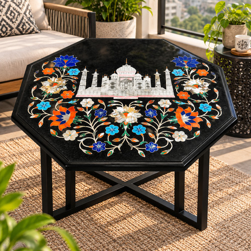 Dessus table en marbre - 30",