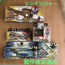 Power Rangers Samurai Shinkenger Morpher Weapon 5p set BANDAI Japan w/BOX