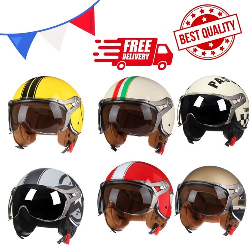 Casque moto retro - de, vintage