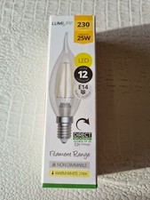 Ampoule LUMILIFE E14 LED- 230 Lumens 25 W - 12 ans - à filament bougie Neuf A++