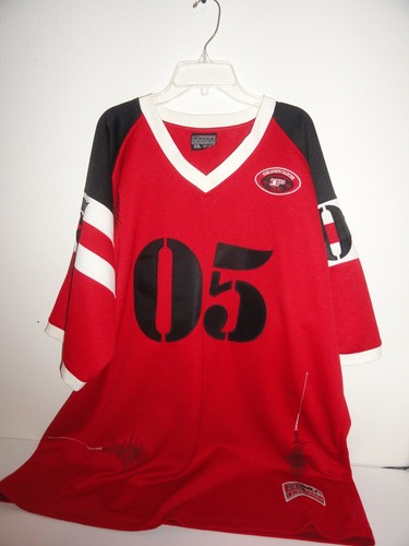 Men red black white fubu - men's, red/black/white