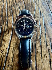 Montre Breitling "Chronomat"  Ref B13050 vers 1997 - Bracalet Cuir