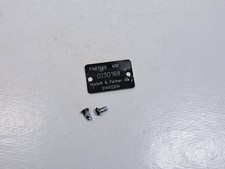 Plaque d'identification