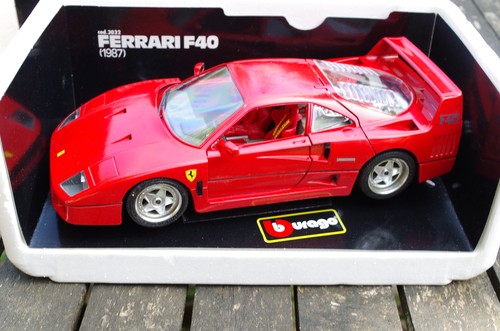 Burago ferrari f40 - burago, 1987