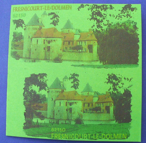 Carnet porte timbre privé - carnet,