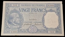 20 Francs Bayard 1917