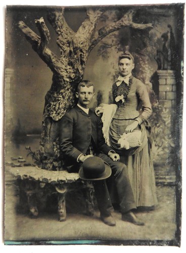 Ferrotype photo 1888 jeune - photo,