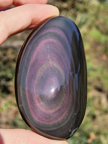 Galet obsidienne oeil céleste