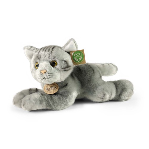 Peluche chat gris cm - peluche,