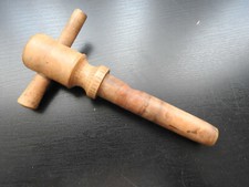 ANCIEN ROBINET DE TONNEAU BOIS BUIS VITICULTURE VIGNE OENOLOGIE CAVE VIN OUTIL