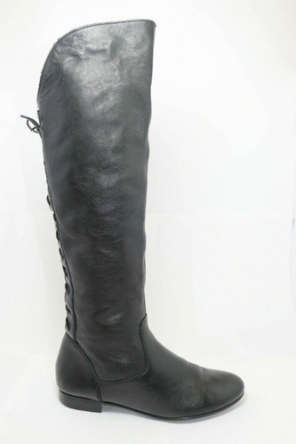 San marina bottes cuir noir - marina,