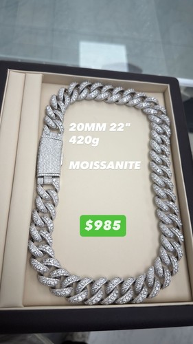 20mm moissanite cuban - 20mm,