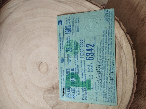 Ticket entrée match - d,