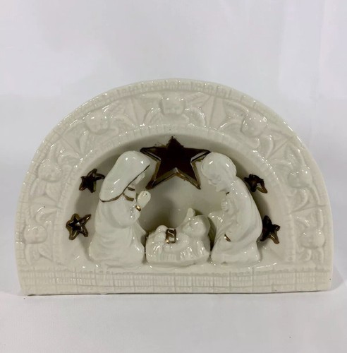 Porcelain nativity scene tea - porcelain,