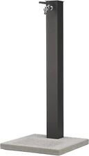 Fontaine De Jardin Avec Robinet Et Socle En Ciment Anthracite H91 Cm 