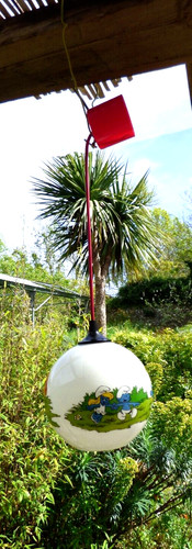 Ancienne suspension schtroumpf - ancienne,