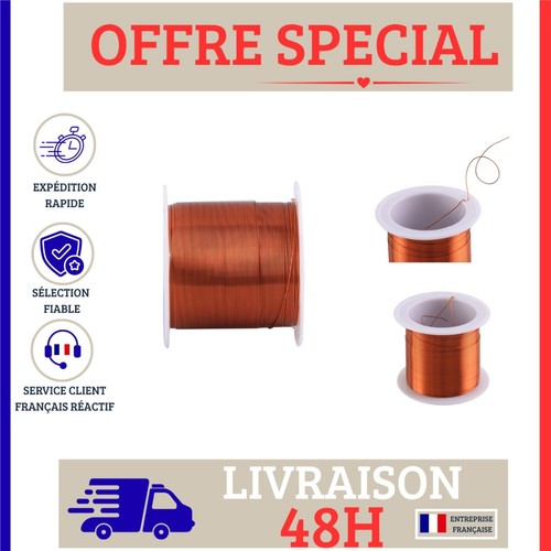 Fil cuivre émaillé 3mm - fil,