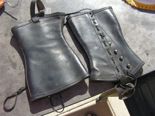 Paire guettres gendarmerie - paire,