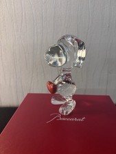 Snoopy cœur en cristal de