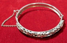 Vintage Floral Plaqué Rhodium