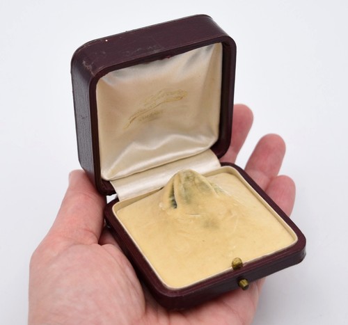 Ancien écrin bijoux gainé - ancien, à