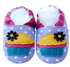 Chaussons en cuir souple