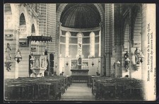 CPA Merxem, Intérieur de la nouvelle église 1910 