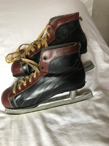 Patins glace ancien - à,