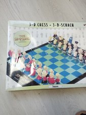 Jeu d'echecs 3D simpsons version vintage
