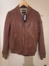 VARSITY FEMME SCHOTT CUIR